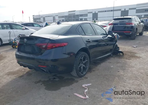 2018 Alfa Romeo Giulia Ti Sport Awd from USA, damaged, VIN ZARFAEEN0J7566599